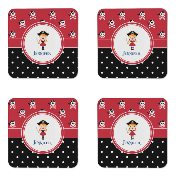 Girl's Pirate & Dots Coaster Set - APPROVAL