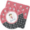 Girl's Pirate & Dots Coasters Rubber Back - Main