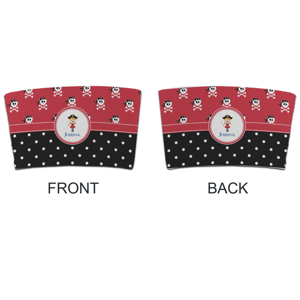 Girl's Pirate & Dots Coffee Cup Sleeve - APPROVAL