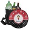 Girl's Pirate & Dots Collapsible Personalized Cooler & Seat