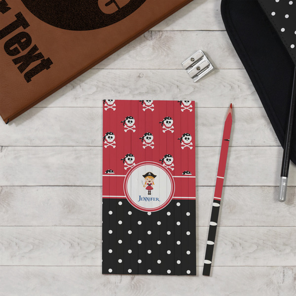 Girl's Pirate & Dots Colored Pencils - In Context