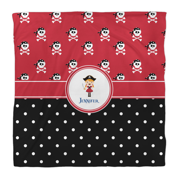 Girl's Pirate & Dots Comforter - Queen - Front