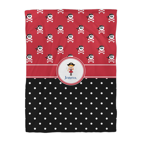Girl's Pirate & Dots Comforter - Twin XL - Front