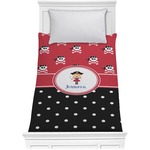 Girl's Pirate & Dots Comforter - Twin XL (Personalized)