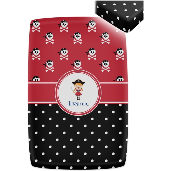 Girl's Pirate & Dots Crib Fitted Sheet - Apvl