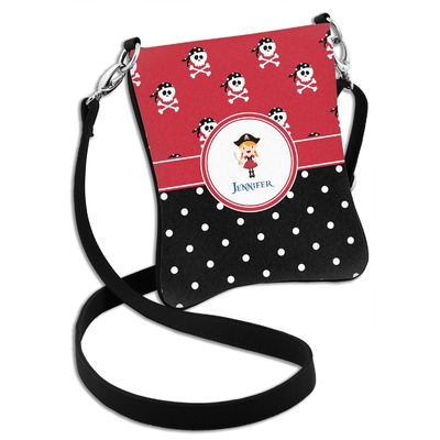 Girl's Pirate & Dots Cross Body Bag - 2 Sizes (Personalized)