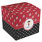 Girl's Pirate & Dots Cube Favor Gift Box - Front/Main