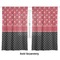 Girl's Pirate & Dots Curtains