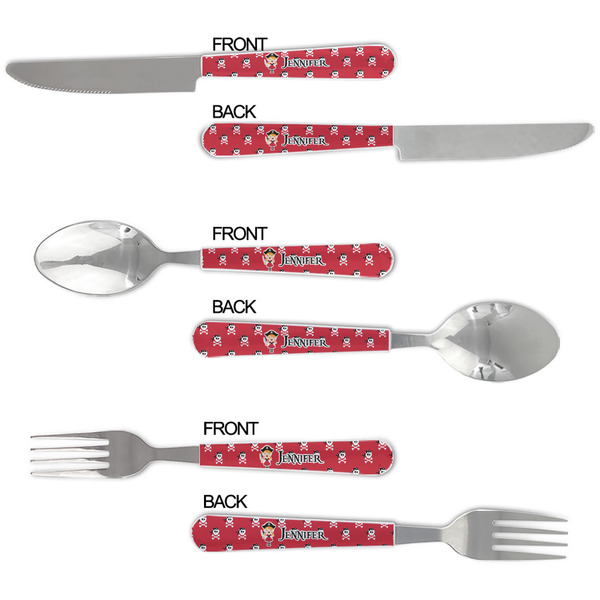 Girl's Pirate & Dots Cutlery Set - APPROVAL