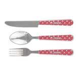 Girl's Pirate & Dots Cutlery Set (Personalized)