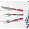 Girl's Pirate & Dots Cutlery Set - w/ PLATE