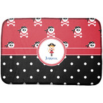 Girl's Pirate & Dots Dish Drying Mat (Personalized)