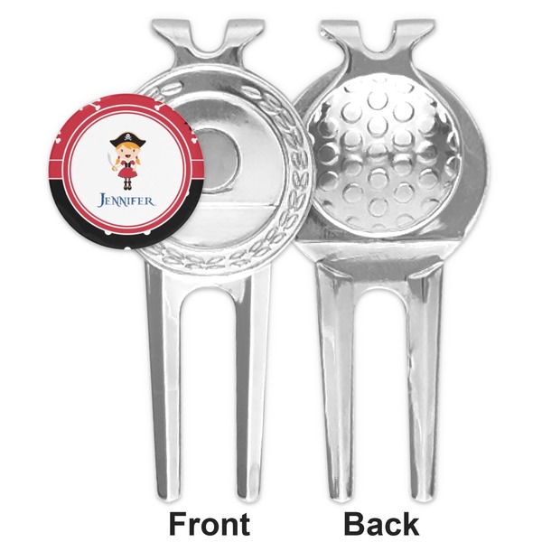 Girl's Pirate & Dots Divot Tool - Second