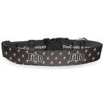 Girl's Pirate & Dots Deluxe Dog Collar - Toy (6" to 8.5") (Personalized)