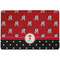 Girl's Pirate & Dots Dog Food Mat - Small without bowls