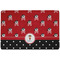 Girl's Pirate & Dots Dog Food Mat w/ Name or Text