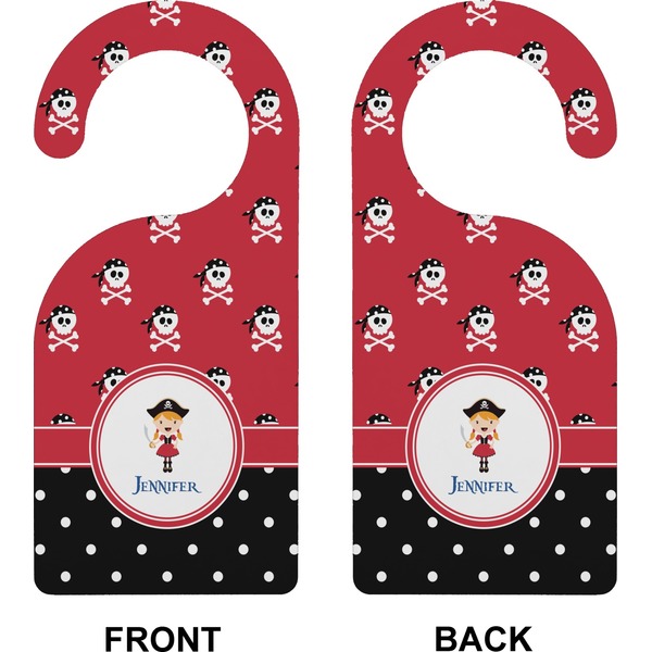 Girl's Pirate & Dots Door Hanger (Approval)