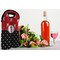 Girl's Pirate & Dots Double Wine Tote - LIFESTYLE (new)