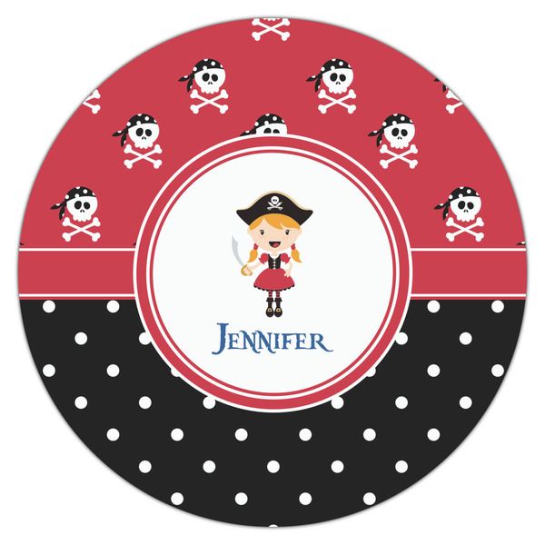 Girl's Pirate & Dots Drink Topper - XLarge - Single