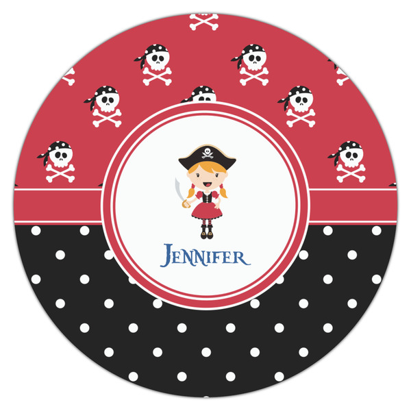Girl's Pirate & Dots Drink Topper - XSmall - Single