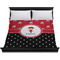 Girl's Pirate & Dots Duvet Cover - King - On Bed - No Prop