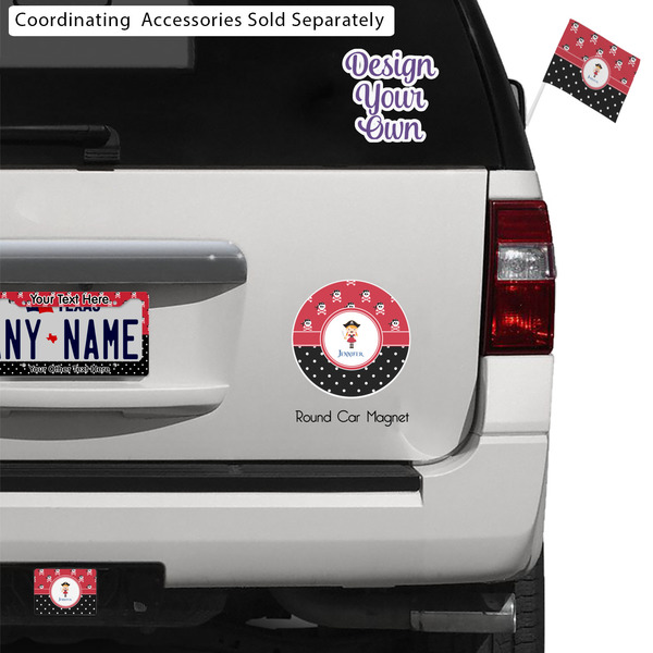 Girl's Pirate & Dots Exterior Car Accessories