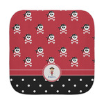 Girl's Pirate & Dots Face Towel (Personalized)