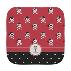 Girl's Pirate & Dots Face Towel (Personalized)