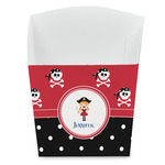 Girl's Pirate & Dots French Fry Favor Boxes (Personalized)