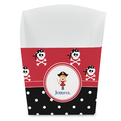 Girl's Pirate & Dots French Fry Favor Boxes (Personalized)