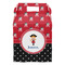 Girl's Pirate & Dots Gable Favor Box - Front