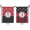 Girl's Pirate & Dots Garden Flag - Double Sided Front and Back