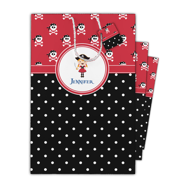Girl's Pirate & Dots Gift Bags - Parent/Main