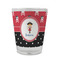 Girl's Pirate & Dots Glass Shot Glass - 1.5 oz - Set of 4 (Personalized)