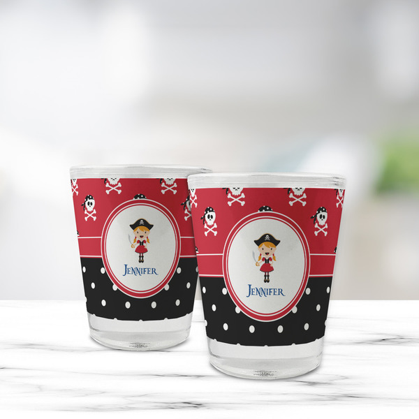 Girl's Pirate & Dots Glass Shot Glass - Standard - LIFESTYLE
