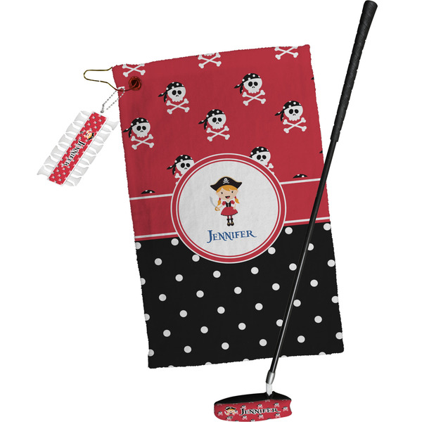 Girl's Pirate & Dots Golf Gift Kit (Full Print)