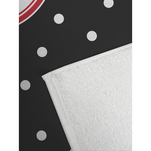 Girl's Pirate & Dots Golf Towel - Detail
