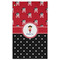 Girl's Pirate & Dots Golf Towel - Front (Large)