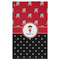 Girl's Pirate & Dots Golf Towel - Poly-Cotton Blend - Large w/ Name or Text