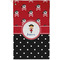 Girl's Pirate & Dots Golf Towel (Personalized) - APPROVAL (Small Full Print)