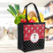 Girl's Pirate & Dots Grocery Bag - LIFESTYLE