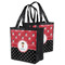 Girl's Pirate & Dots Grocery Bag - MAIN