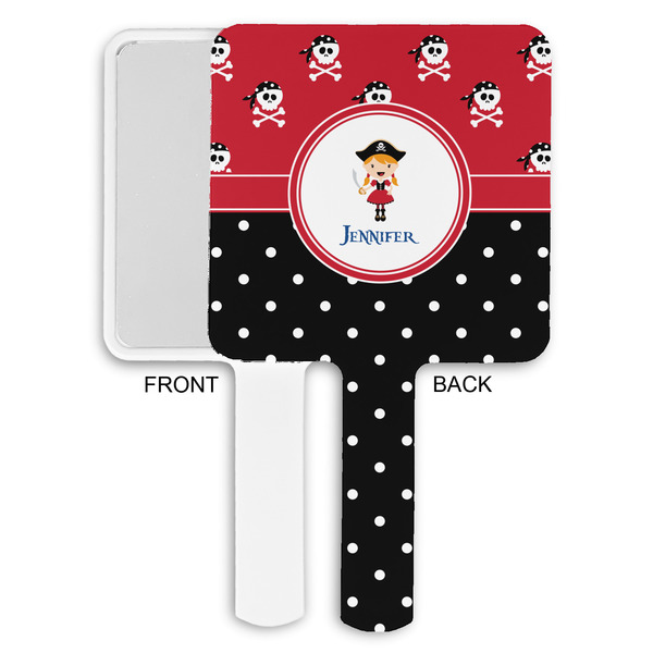 Girl's Pirate & Dots Hand Mirrors - Approval