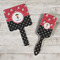 Girl's Pirate & Dots Hand Mirrors - In Context