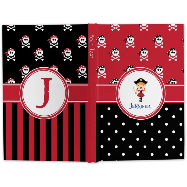 Girl's Pirate & Dots Hard Cover Journal - Apvl