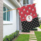 Girl's Pirate & Dots House Flags - Double Sided - LIFESTYLE