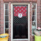 Girl's Pirate & Dots House Flags - Double Sided - (Over the door) LIFESTYLE