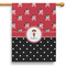 Girl's Pirate & Dots House Flags - Single Sided - PARENT MAIN