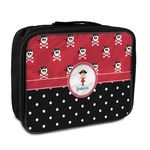 Girl's Pirate & Dots Insulated Lunch Bag (Personalized)