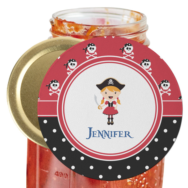 Custom Girl's Pirate & Dots Jar Opener (Personalized)